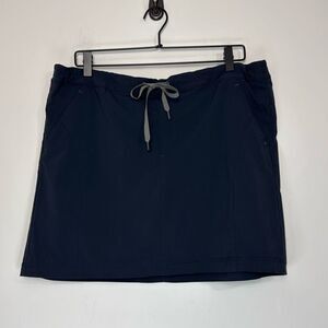 Eddie Bauer Navy Blue Skort L